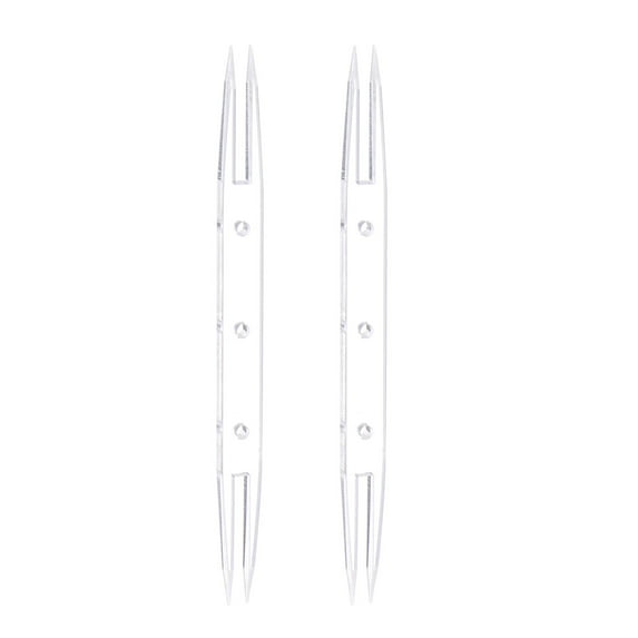 Uxcell Weaving Knitting Shuttle 85x6.8x2.8mm Plastic Shuttles, Transparent 2 Pack