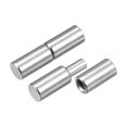 thumbnail image 1 of Uxcell Weld on Barrel Hinges, 40mm x 10mm Male to Female 201 Stainless Steel Hinge Pin 6Pcs, 1 of 5