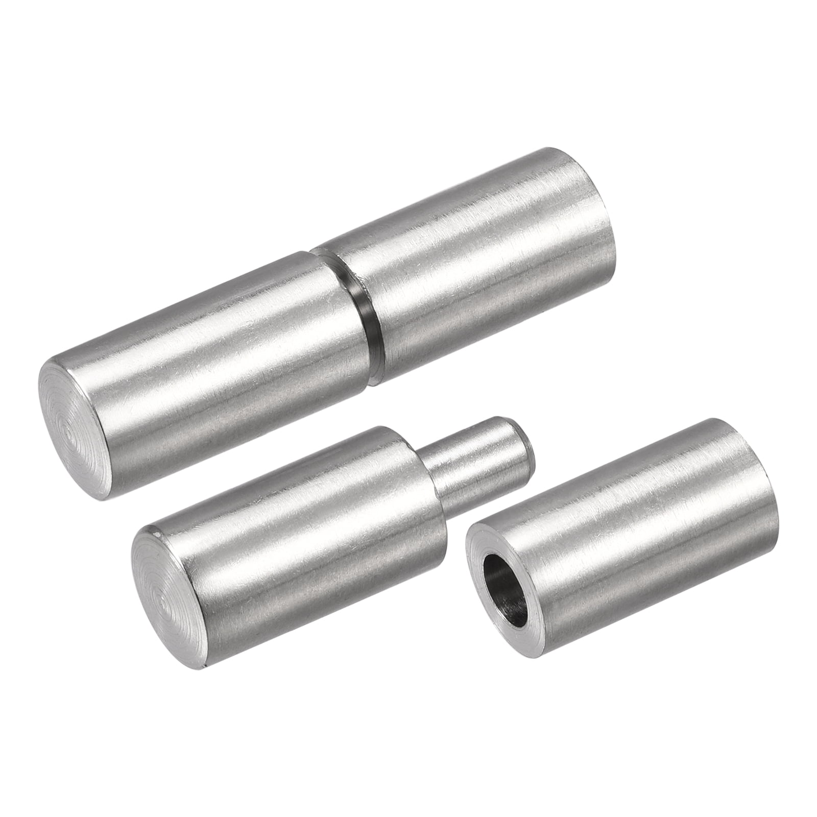 Uxcell Weld on Barrel Hinges, 50mm x 14mm Male to Female 304 Stainless ...