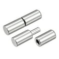 thumbnail image 1 of Uxcell Weld on Barrel Hinges, 60mm x 16mm Male to Female 201 Stainless Steel Hinge Pin 2 Pairs, 1 of 5