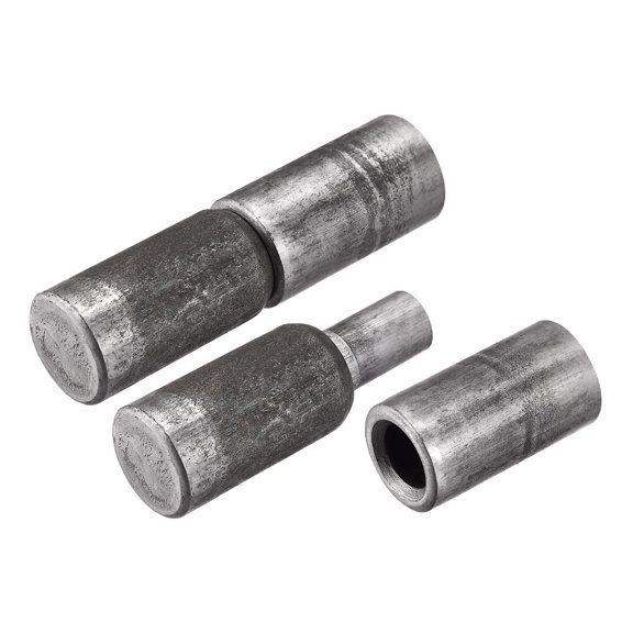 Uxcell Weld on Barrel Hinges, 64mm x 17.5mm Male to Female Iron Hinge Pin 4 Pairs