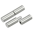 thumbnail image 1 of Uxcell Weld on Barrel Hinges, 80mm x 16mm Male to Female 201 Stainless Steel Hinge Pin 6Pcs, 1 of 5