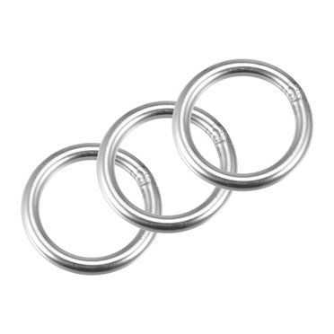 30mm O Ring Uxcell 10pcs 304 Stainless Steel O Ring 20/30/40/50/60mm 30mm Rings