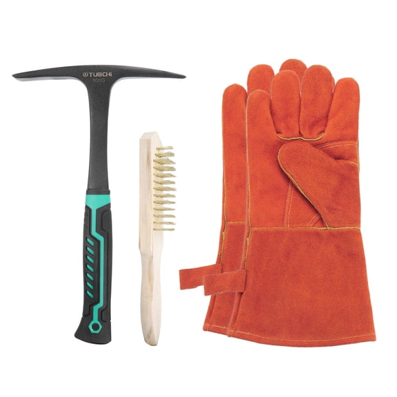 Uxcell Welding Chipping Hammer 28oz Slag Removal Tool with Forged Steel Construction