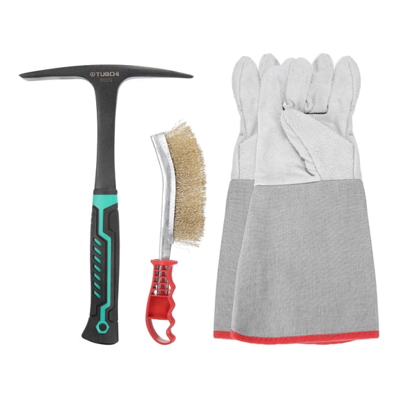 Uxcell Welding Chipping Hammer 28oz Slag Removal Tool with Forged Steel Construction