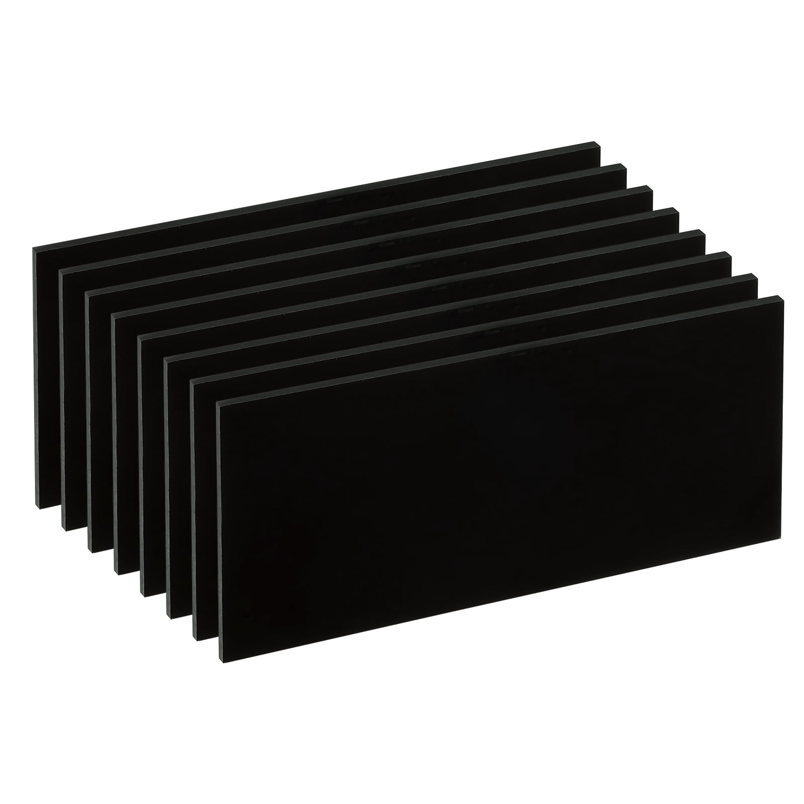 Uxcell Welding Len Shade 12 Glass 4-1/4"x 22" Hardened Glass Black Darkening Filter Plates Covers, 8 Pack