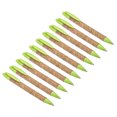 thumbnail image 1 of Uxcell Wheat Straw Pens Black Ink Cork Recycle Ballpoint Pens, Green 20 Pack, 1 of 7