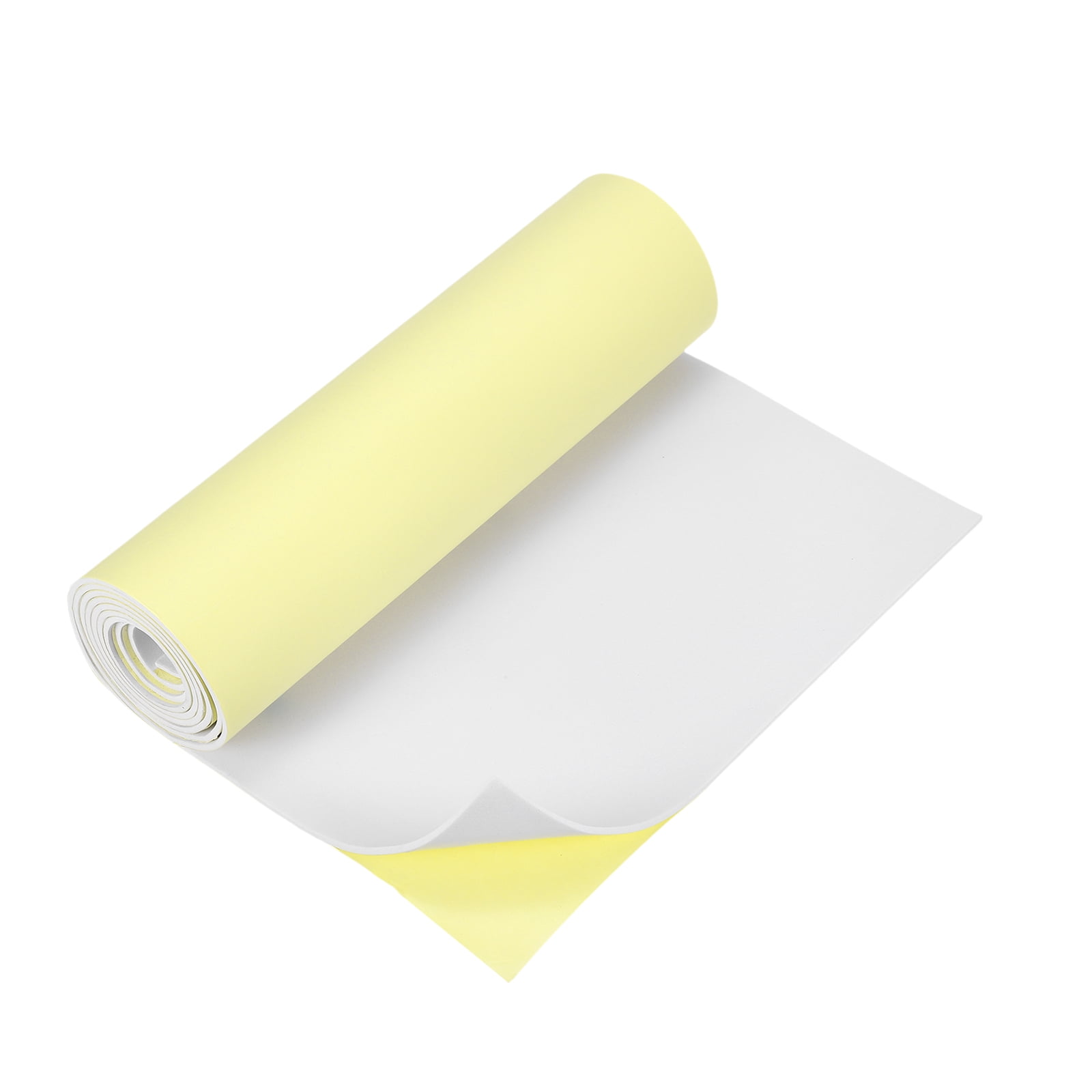 Uxcell White Foam Sheets, 78"x13"x 1/8" Self Adhesive EVA Foam Roll with Adhesive Backing for Crafts DIY Projects Furniture Protecting Gap Filling