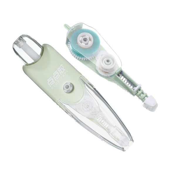 Uxcell Correction Tape Eraser Tape Dispenser Refillable Retractable Instant Correction Applicator Green 1 Set