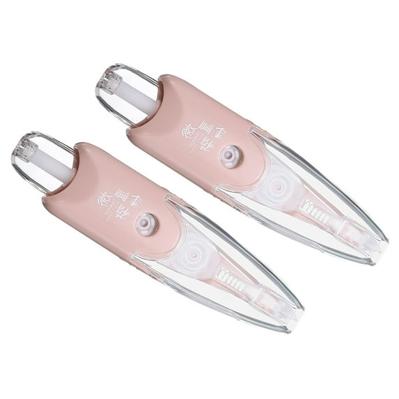 Uxcell Correction Tape Eraser Tape Dispenser Refillable Retractable Instant Correction Pink 2 Pack