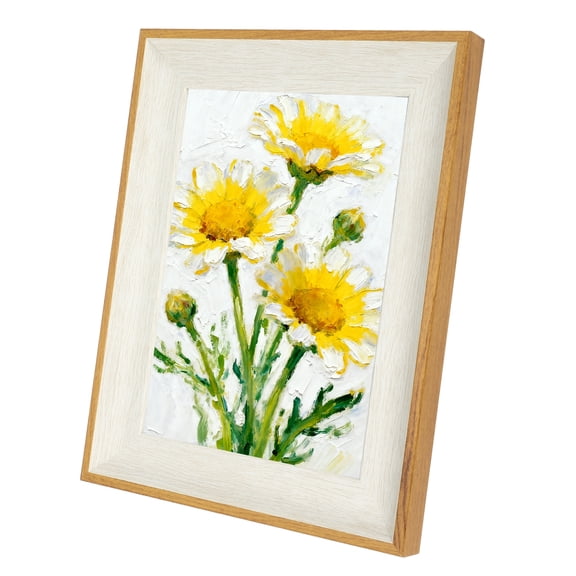 Uxcell White Wood Color Rectangle Photo Frame, 8.9x6.9 Inch Resin Photo Frame Tabletop Display for Pictures Certificates Home Office Decor, Suits for 12.8x17.9cm Photo