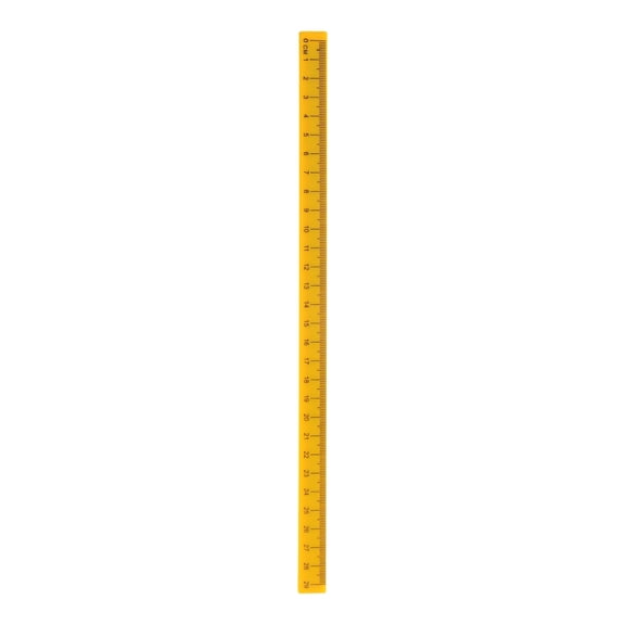 Uxcell Whiteboard Magnetic Ruler 29cm Metric Blackboard Straight Rulers Office Measuring Tools, Yellow