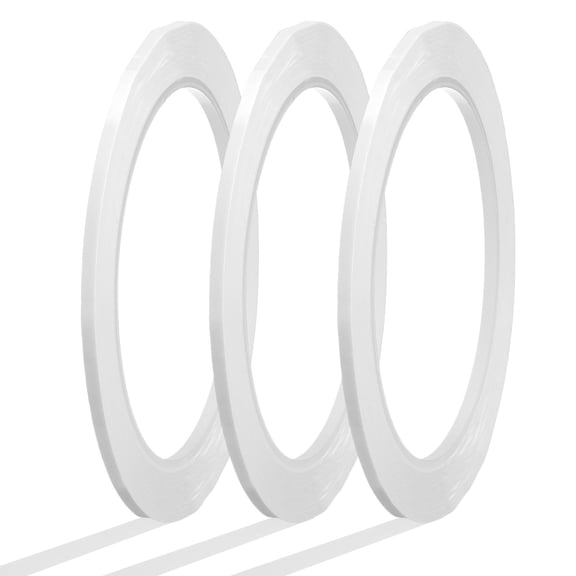 Uxcell Whiteboard Tape Pinstripe Graphic Chart Line Grid Marking Tapes for Classroom Office Dry Erase Board Art White 3 mm