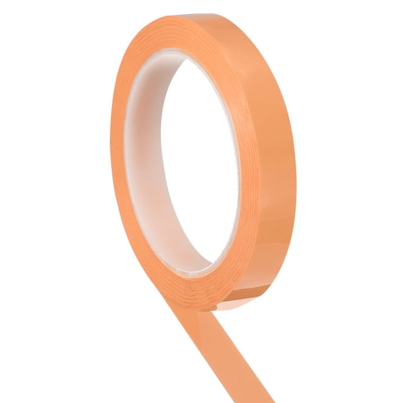 Uxcell Whiteboard Tapes, 0.6" x 72 Yards Thin Dry Erase Board Grid Tape Pinstripe Chart Lines for Classroom Office DIY Art Crafts, Orange