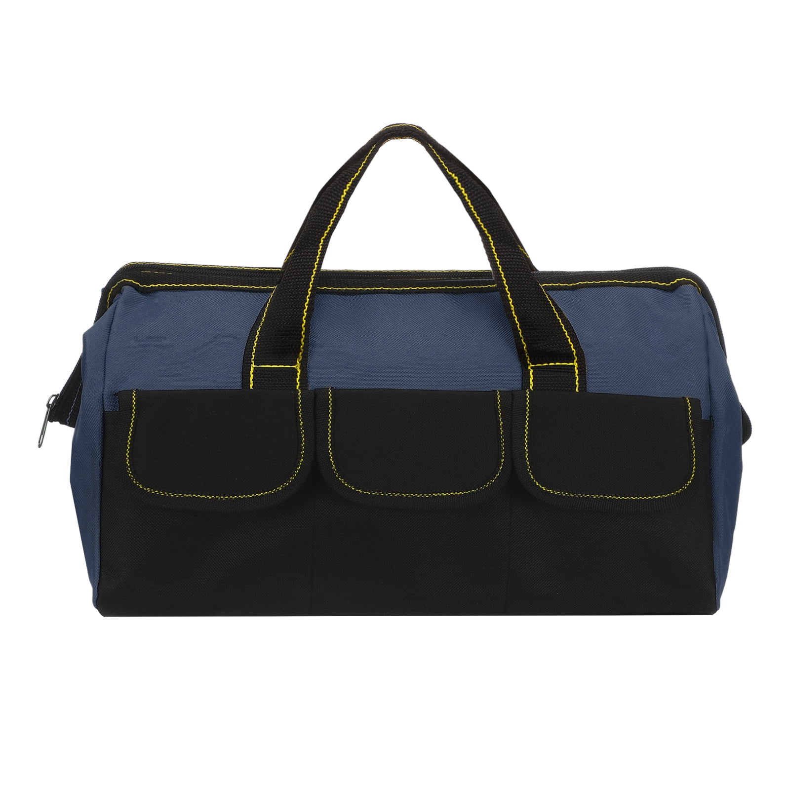 Uxcell Wide Mouth Tool Bag 16.5 Inch Oxford Cloth Tote Bag, Blue-black