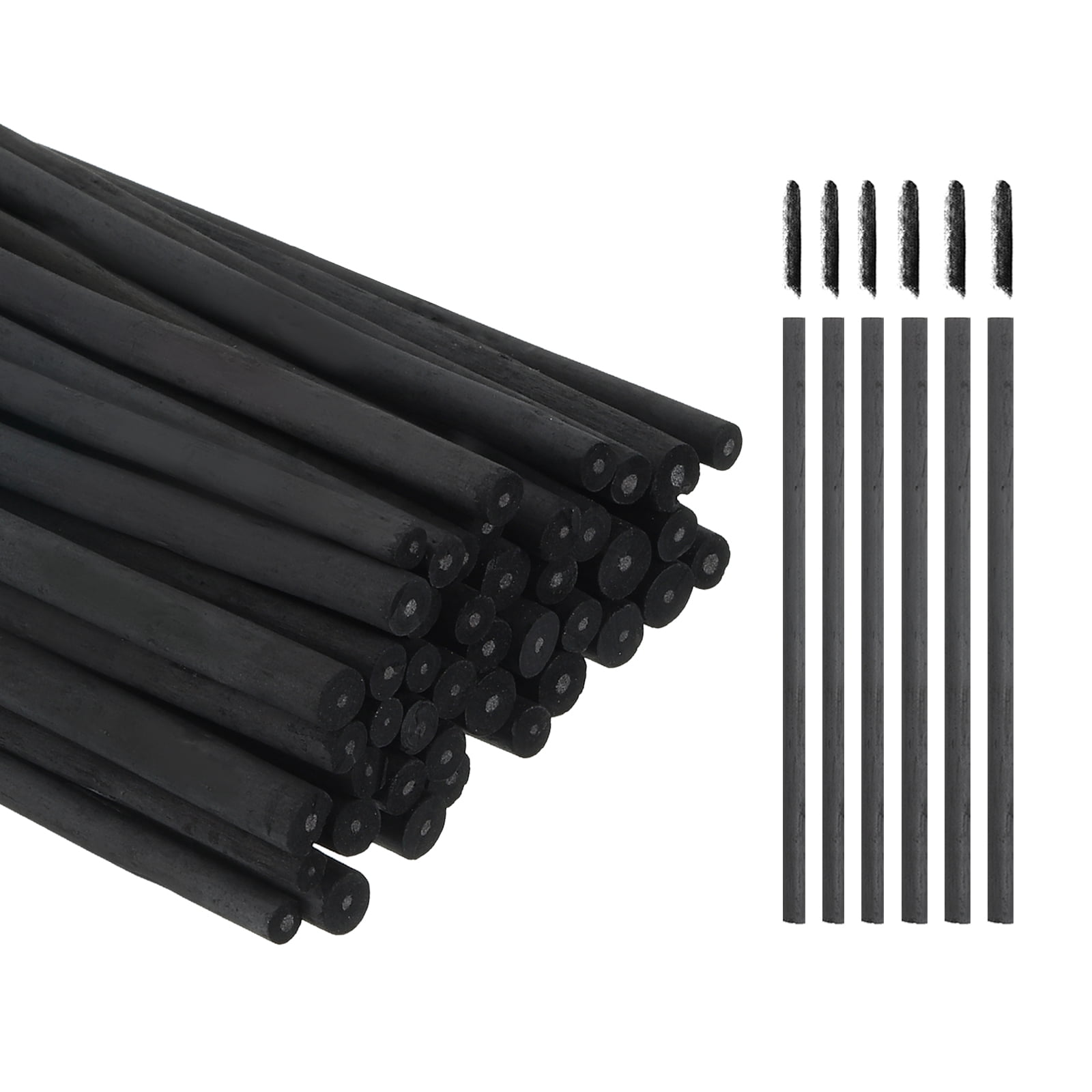 Gueevin 200 Pcs Willow Charcoal Sticks, Soft Black Drawing - View #10