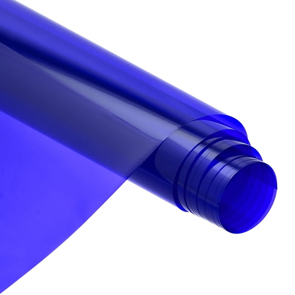 Uxcell Window Film, Glass Sun Blocking, Heat Control Self Adhesive Blue Window Tint, 6.6x1.97ft for Home Office