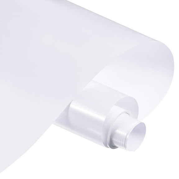 Uxcell Window Film Sun Light Blocking Dark Room Opaque Pure Film 16.4ftx1.64ft White for Home
