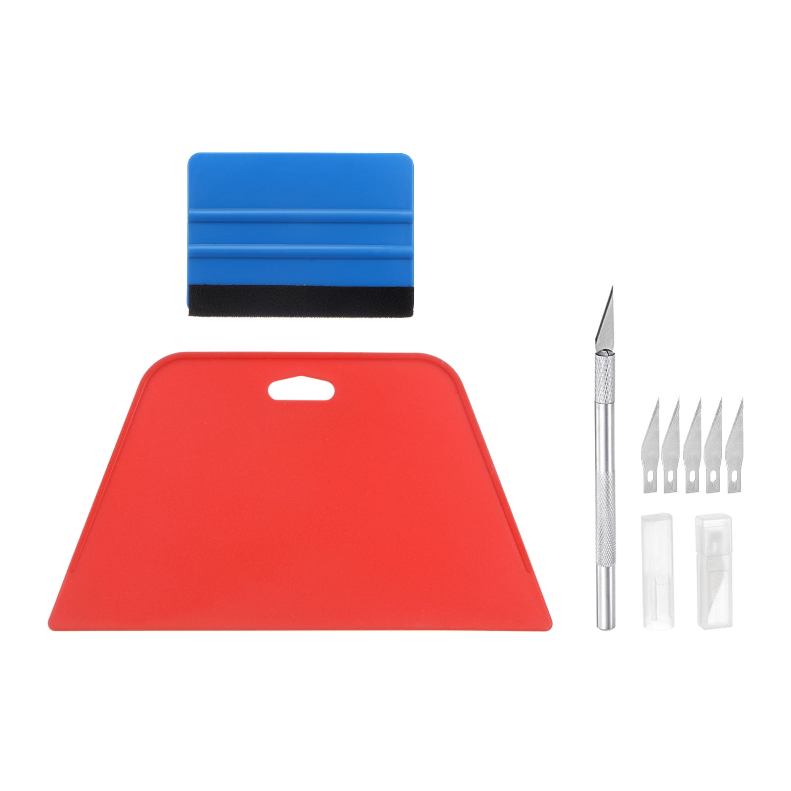 Uxcell Window Film Tool Kit 8Packs (Squeegee, Carving Knife & Blades