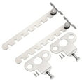 thumbnail image 1 of Uxcell Window Restrictor Latch Including Screws Big Hole Limiter ABS Security Lock Adjustable Window Safety Locks, 1 of 7