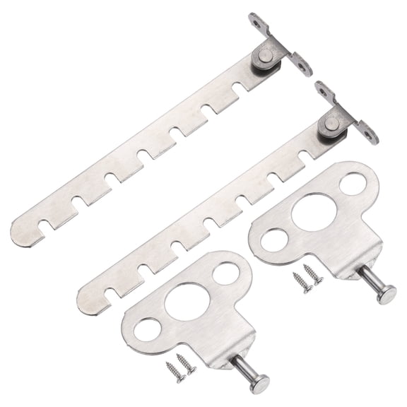 Uxcell Window Restrictor Latch Including Screws Big Hole Limiter ABS Security Lock Adjustable Window Safety Locks