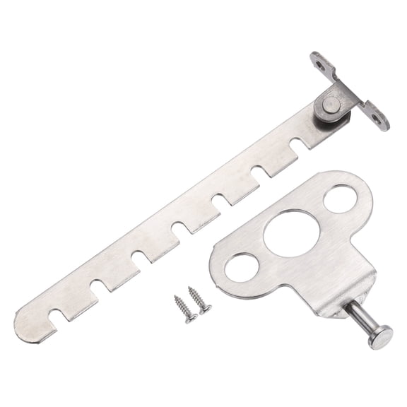 Uxcell Window Restrictor Latch Including Screws Big Hole Limiter ABS Security Lock Adjustable Window Safety Locks