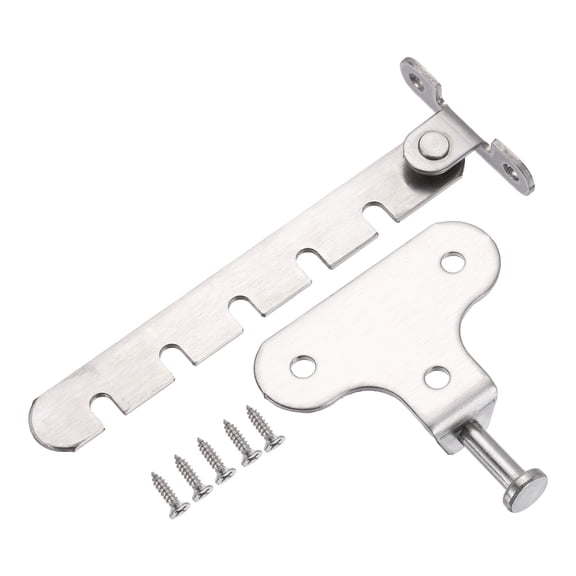 Uxcell Window Restrictor Latch Including Screws Big Hole Limiter ABS Security Lock Adjustable Window Safety Locks