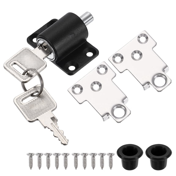 Uxcell Window Restrictor Latch Including Screws Big Hole Limiter ABS Security Lock Adjustable Window Safety Locks
