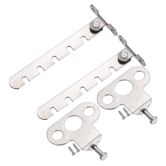 Uxcell Window Restrictor Latch Including Screws Big Hole Limiter ABS Security Lock Adjustable Window Safety Locks