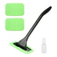 thumbnail image 1 of Uxcell Windshield Cleaning Tool Car Window Cleaner Auto Glass Wiper Kit with 2 Reusable Washable Pads and Spray Bottle for Trucks SUV Home Window, 1 of 7