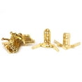 thumbnail image 1 of Uxcell Wine Box Wooden Case Concealable Quadrant Hinge 43mmx39mm Gold Tone 8Pcs, 1 of 2