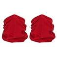 thumbnail image 1 of Uxcell Winter Neck Warmer, 2 Pack Drawstring Warm Face Scarf Windproof Neck Gaiter, Red, 1 of 7