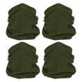 thumbnail image 1 of Uxcell Winter Neck Warmer, 4 Pack Drawstring Warm Face Scarf Windproof Neck Gaiter, Army Green, 1 of 7