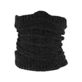 thumbnail image 1 of Uxcell Winter Neck Warmer, Men Knitted Neck Gaiter, Black, 1 of 6