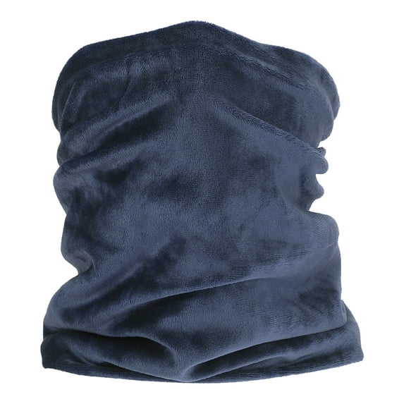 Uxcell Winter Neck Warmer, Windproof Neck Gaiter Cold Weather Face Scarf for Men & Women, Navy Blue