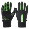 thumbnail image 1 of Uxcell Winter Ski Snow Gloves,  Waterproof Touchscreen Winter Warming Gloves Green, 1 of 7