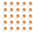 thumbnail image 1 of Uxcell Wire Connectors Assortment Kit, K2/UY2 Crimp Terminal Connectors, Butt Connectors, Orange, 200pcs, 1 of 5