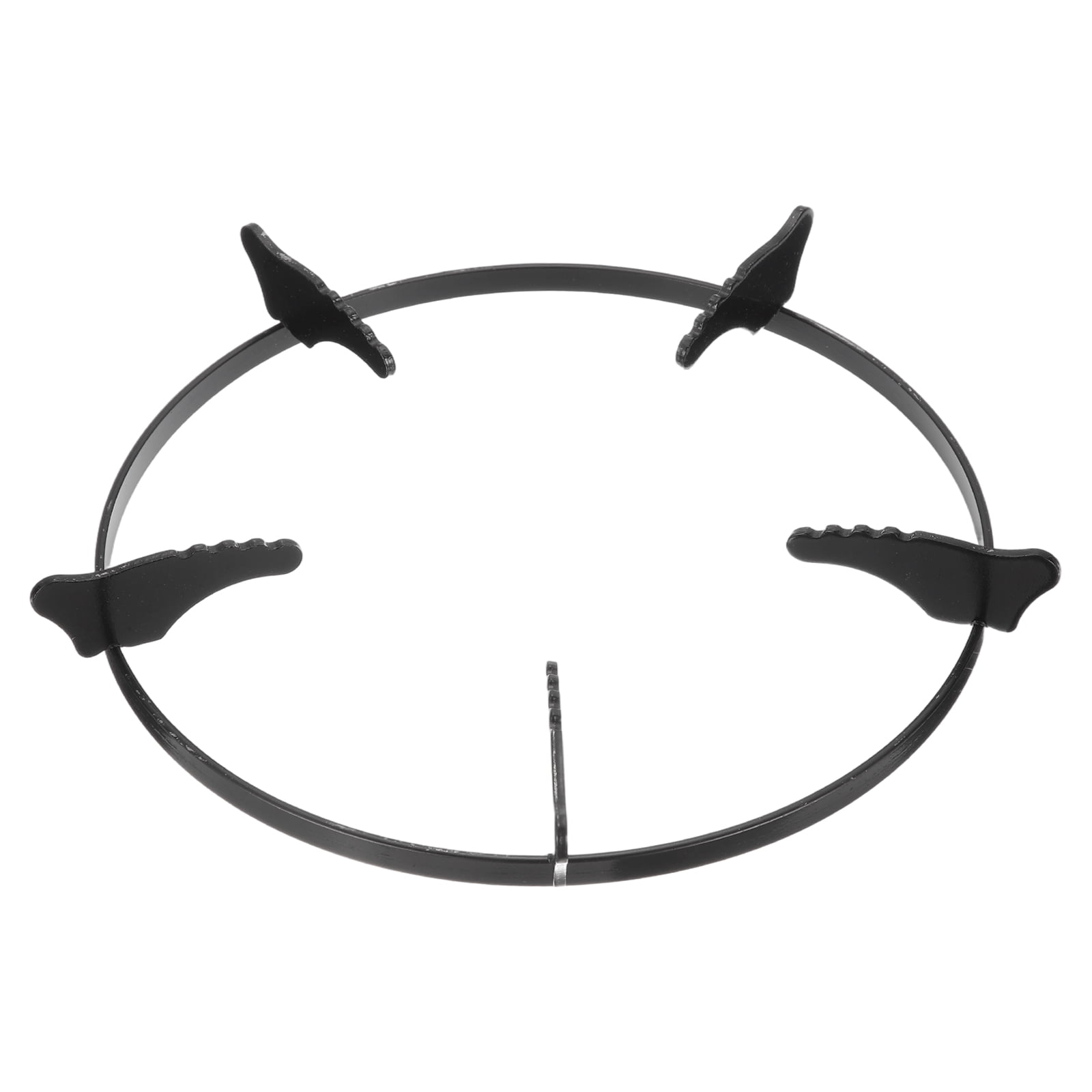Uxcell Wok Ring for Gas Stove, 8.6 Inch Cast Iron Gas Stove Rack Wok Support Ring Round Cooktop Stand Brackets Replacement Accessories for Home Kitchen Burner, Black