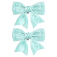 thumbnail image 1 of Uxcell Women Bow Shoe Clips, Satin Elegant Detachable Bowknot Shoe Clips Bright Blue, 1 of 7