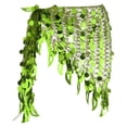 thumbnail image 1 of Uxcell Women's Belly Dance Hip Scarf with Sequins Triangle Wrap Skirts Waist Chain for Party Costume Performance Green, 1 of 7
