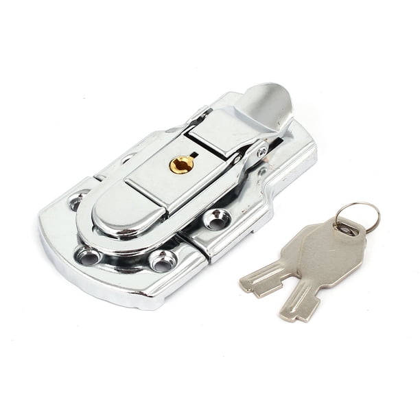 Uxcell Spring Loaded Toggle Hasp Latches – 3 Pack, Metal Suitcase Toolbox Latch, Silver