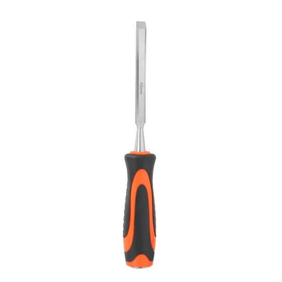 Uxcell Wood Chisel 3/8" CR-V Steel Beveled Edge Blade Wood Working Chisel Woodworking Tools with Plastic Handle for Carving Woodworking DIY Projects