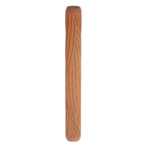 Wood Clay Roller Pattern Modeling 4.7 Inch Beech Wood Hand Rollers Wooden Pottery Tools Ripple Texture Rollers for Clay Baking Playdough DIY