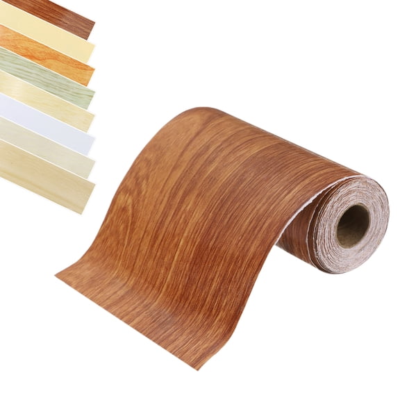 Uxcell Wood Grain Tape 4.72" x 33Ft Wood Grain Repair Tape Wood Colored Tape Repair Patch Coffee