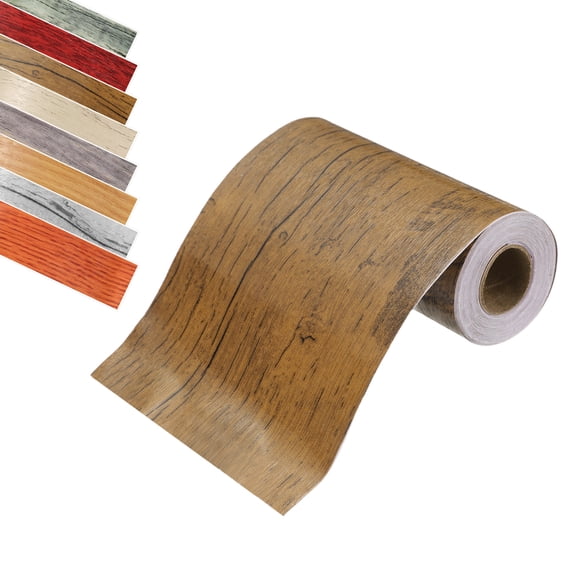 Uxcell Wood Grain Tape 4.72" x 33Ft Wood Grain Repair Tape Wood Colored Tape Repair Patch Light Coffee