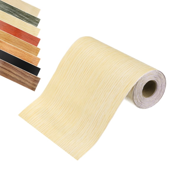 Wood Grain Tape, 2" x 33Ft Self-Adhesive Wood Grain Repair Tape Wood Colored Tape Repair Patch (Yellow Oak)
