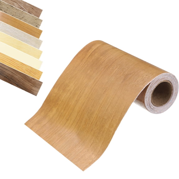 Uxcell Wood Grain Tape 4.72" x 16Ft Wood Grain Repair Tape Wood Colored Tape Repair Patch Yellow