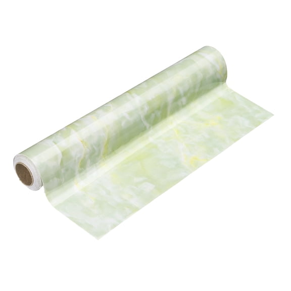 Uxcell Wood Grain Wallpaper Border 12" x 16.4ft Textured Frame Sticker, Agate Green