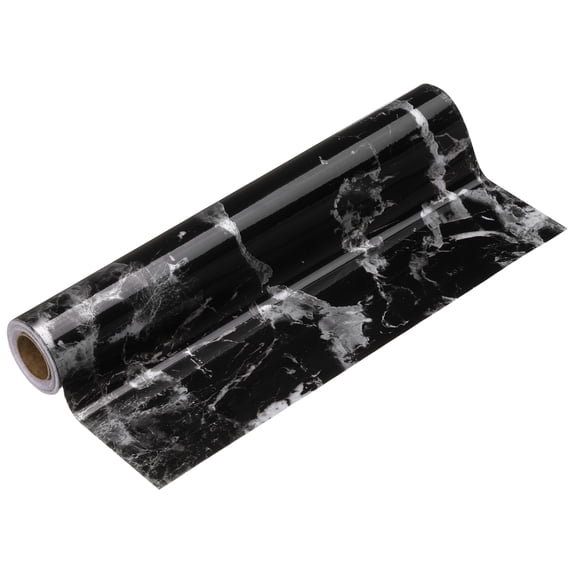 Uxcell Wood Grain Wallpaper Border 12" x 16.4ft Textured Frame Sticker, Black White