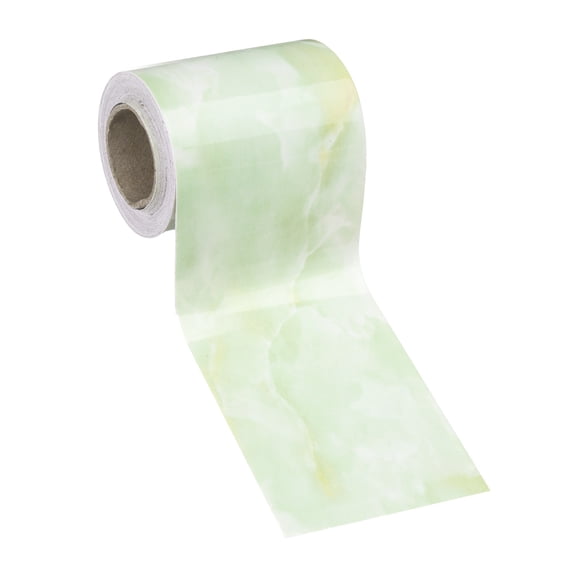 Uxcell Wood Grain Wallpaper Border 3" x 16.4ft Textured Frame Sticker, Agate Green